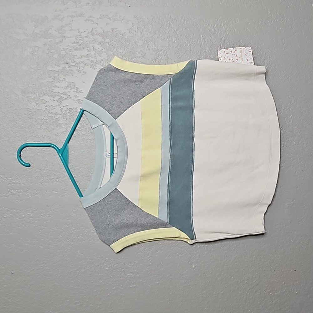 NWT Free People Movement Seaglass Crop size Large